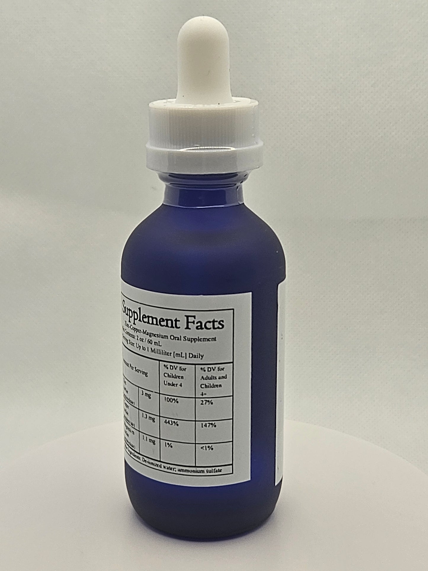 The Blu Drops - Zinc, Copper, and Magnesium Supplement