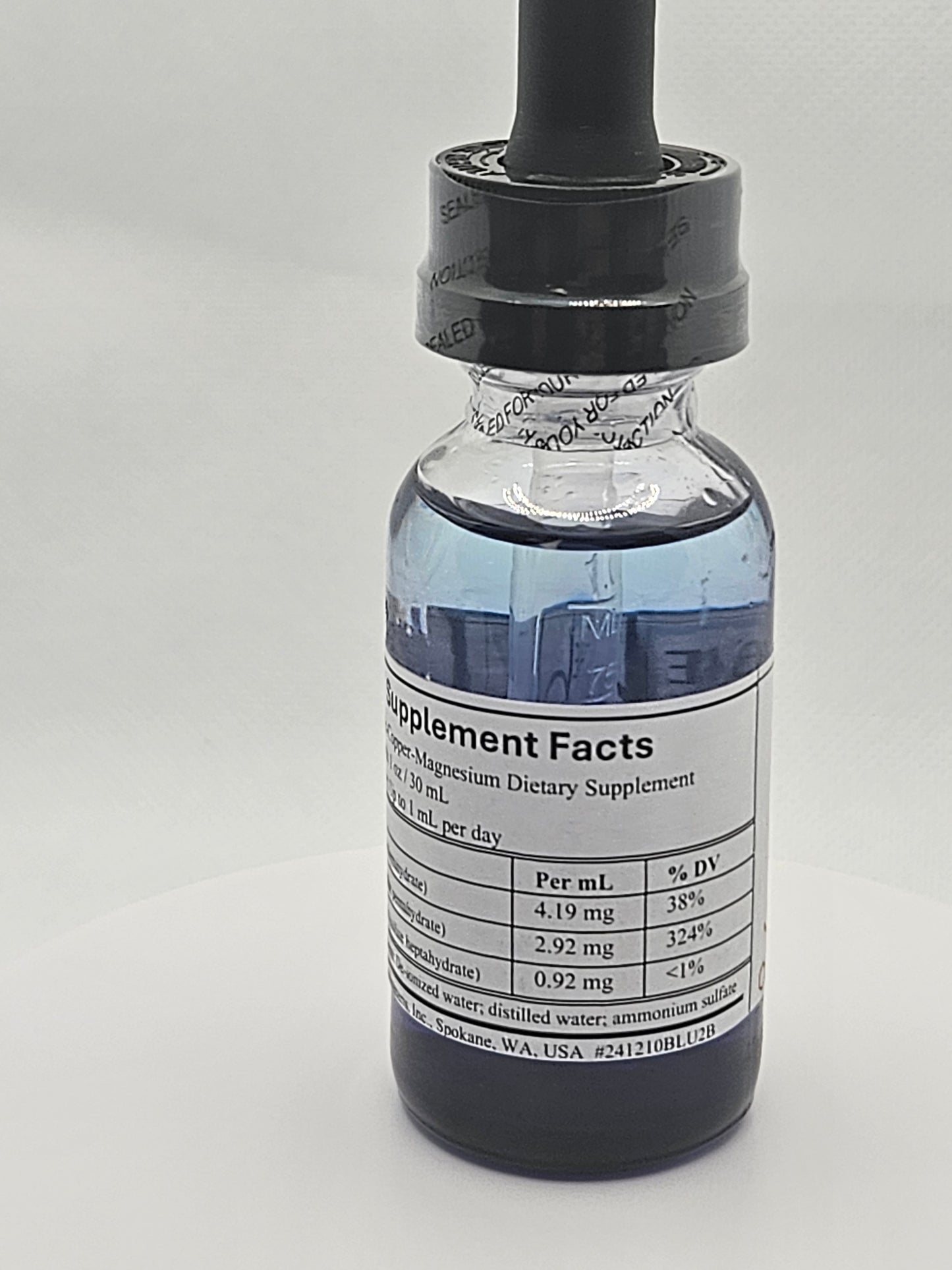 The Blu Drops - Zinc, Copper, and Magnesium Supplement