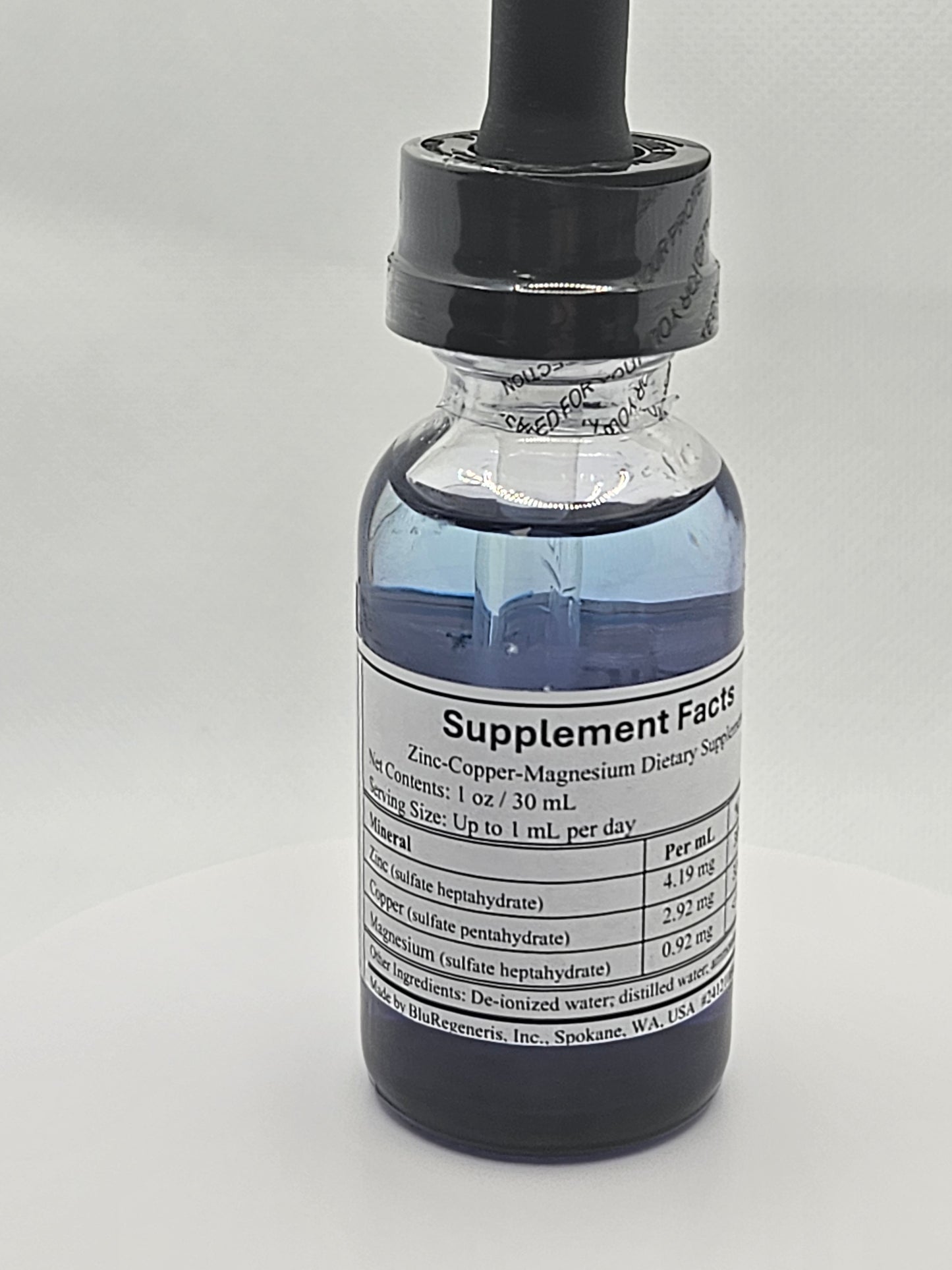 The Blu Drops - Zinc, Copper, and Magnesium Supplement